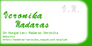 veronika madaras business card